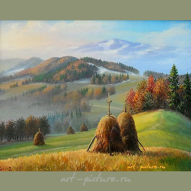 Осеннее утро Масло 