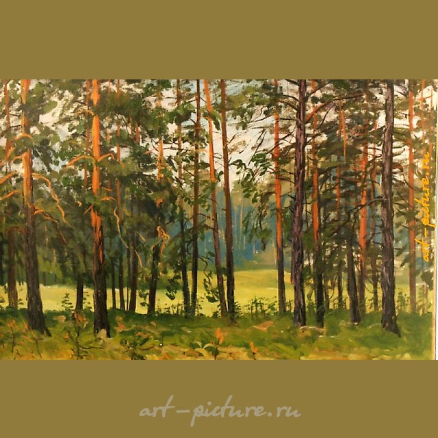 Корабельная роща. холст,масло 
