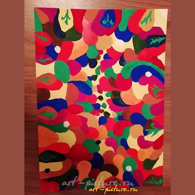 "Цвета настроения" Гуашь