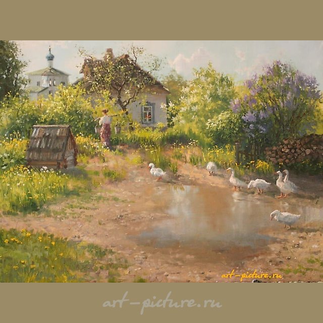 Благодатное тепло. масло, холст 