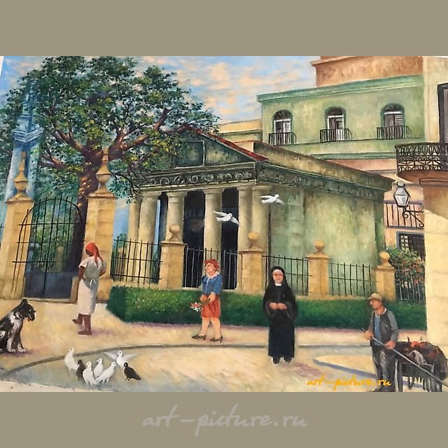 El templete масло/холст