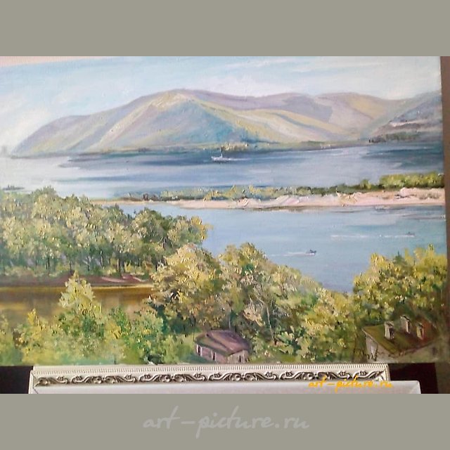 Волжский пейзаж,Царевщина Холст,масло 
