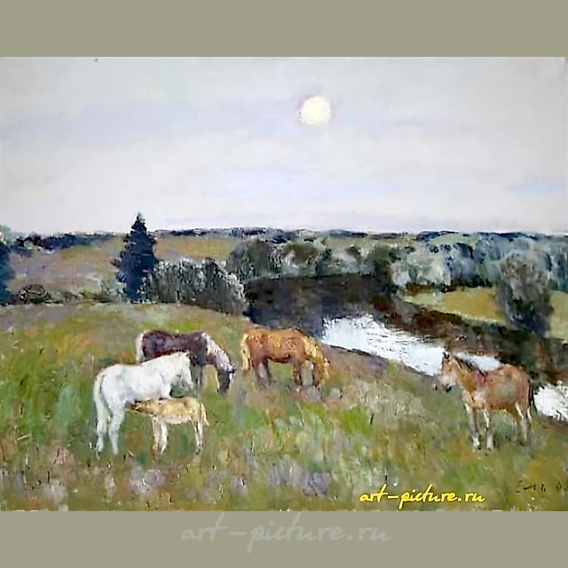 У Днепра. Холст, масло. 72 х 92 см