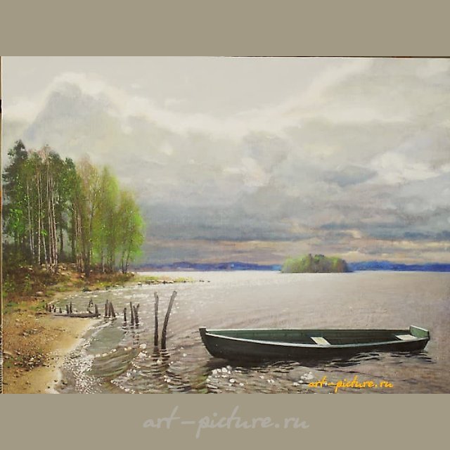 Свежий ветер. холст, масло