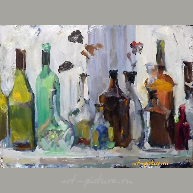 bottles №4 масло, двп 