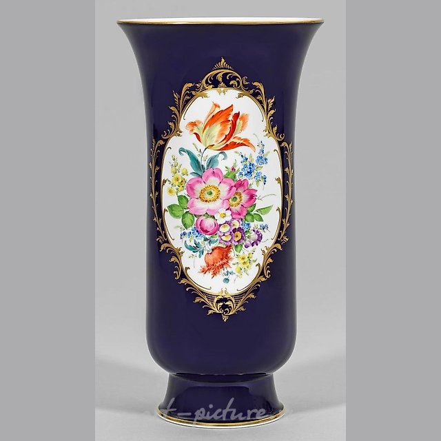 Decorative Vase with Floral Decoration