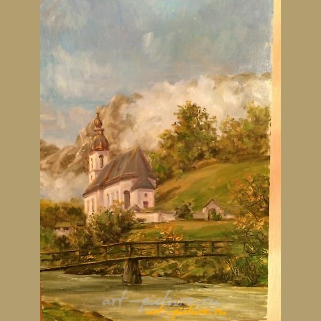 "Bridge" Oil, canvas