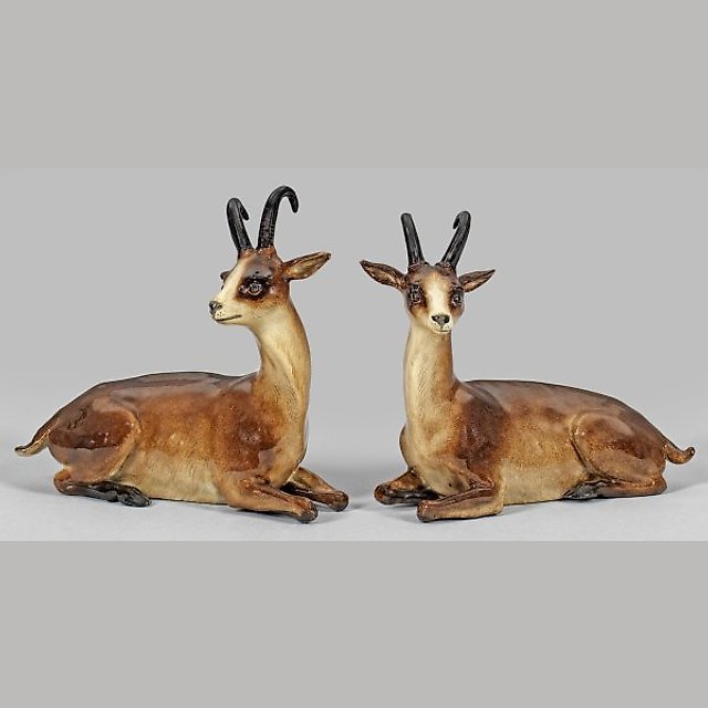 A pair of chamois as counterparts.