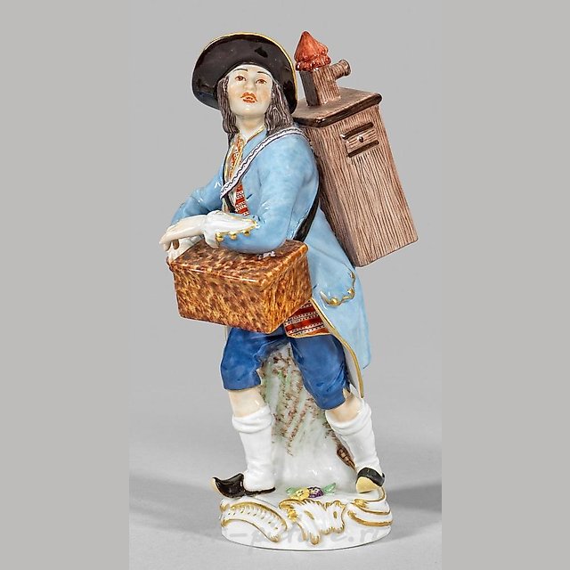 Man with Barrel Organ from the series "Cris de Paris"