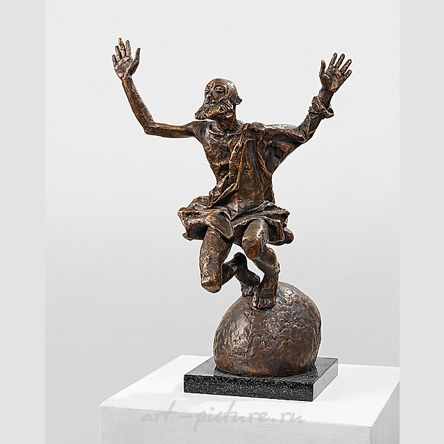 人鸟。1985年。青铜。40x28x20厘米。