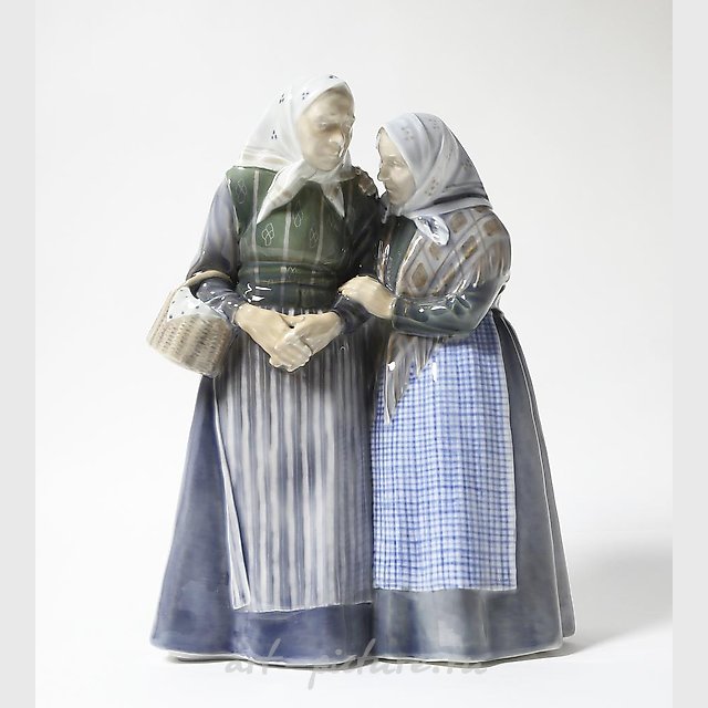 Gossips. Denmark, Copenhagen, Royal Copenhagen