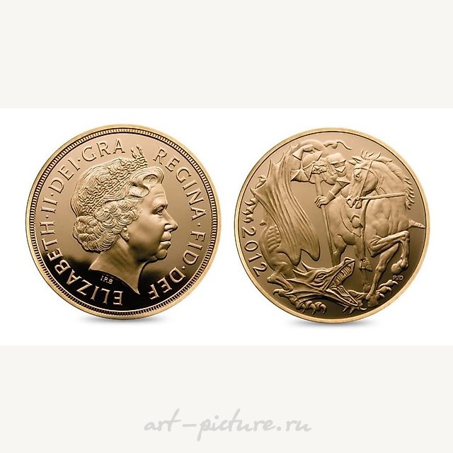 Соверен 2012 год Специальный выпуск Proof 2012 Full Gold Proof Sovereign 5-Coin Set