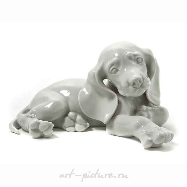 稀有的“腊肠犬”瓷像，Allach（阿拉赫）