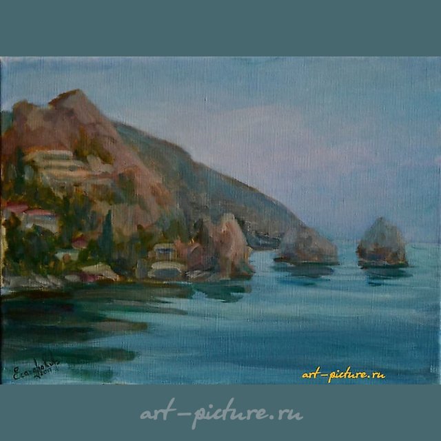 Вечерний этюд холст, масло 