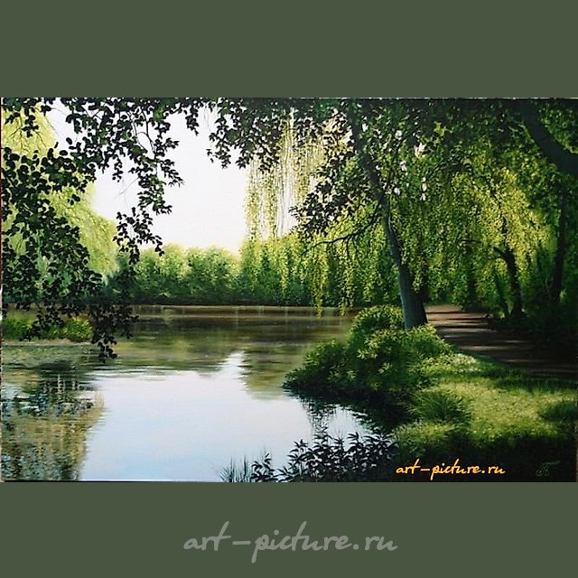 Летний полдень Масло,холст