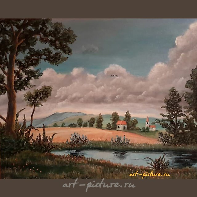 Летний день Акрил, холст 