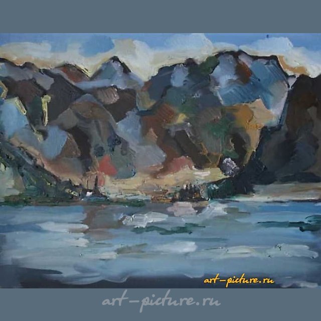 Черногория. Липцы. Холст, масло. 49 х 62 см