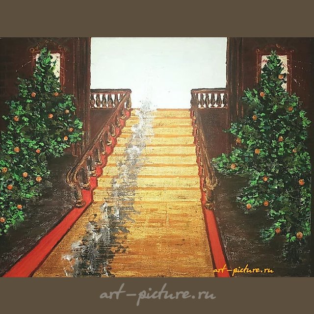 意识之路 画布，油画，亚克力