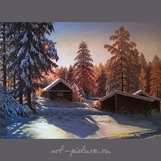 Седая чародейка Холст масло 