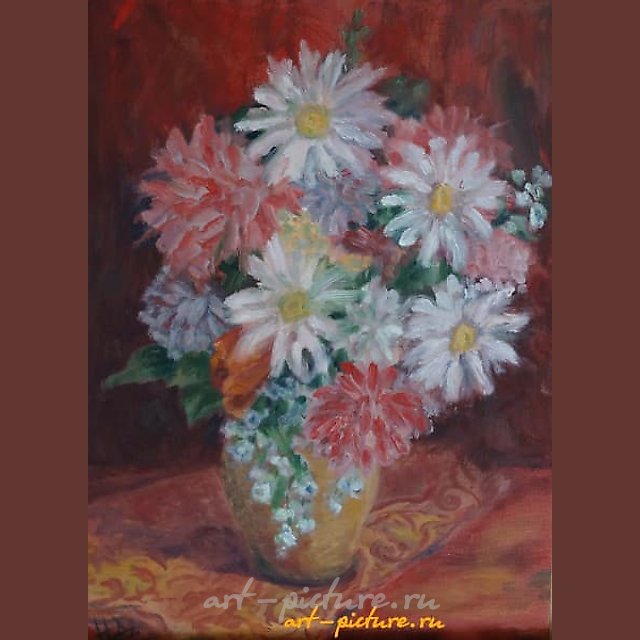 "Summer bouquet oil, canvas"