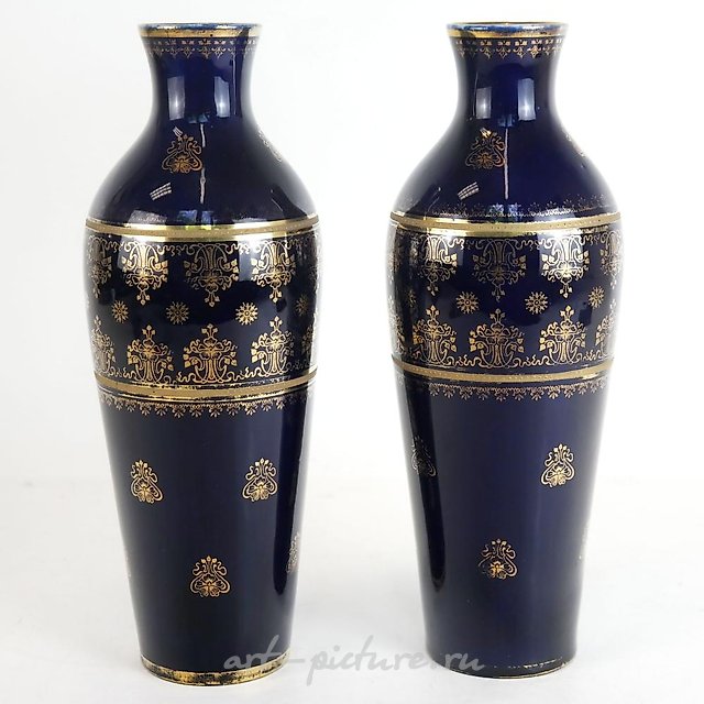 Австрийские  вазы из королевской Вены, 6 шт.