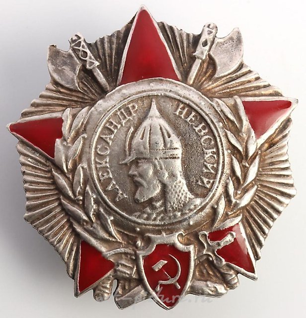 Советский серебряный орден Александра Невского