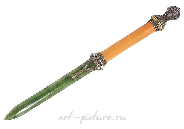 Серебряный нож для открывания писем Steuben Glass "Экскалибур"