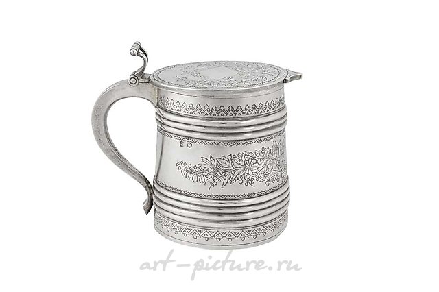 Русская серебряная кружка "Александр III"