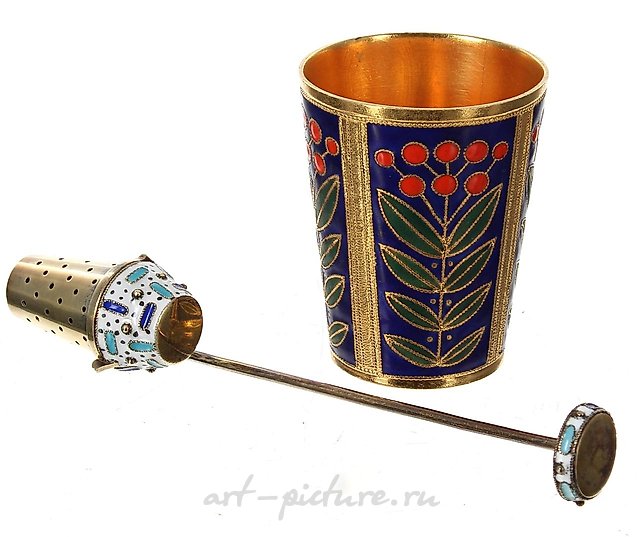 Заварка чая из русского серебра