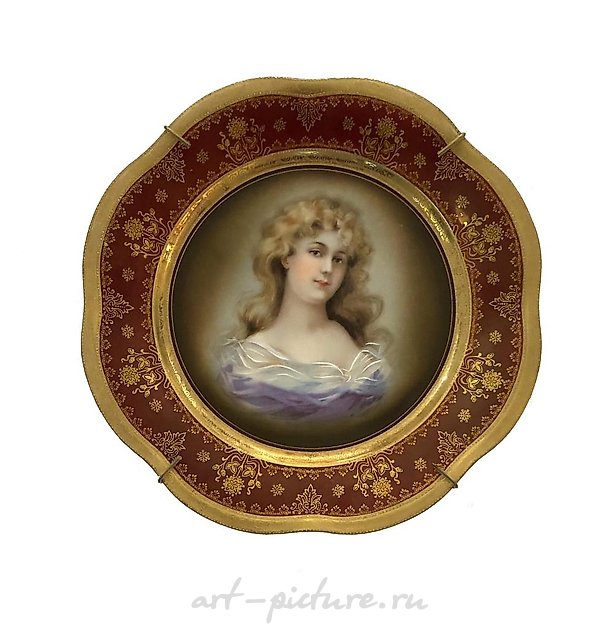 Porcelain Plate Signed Royal Vienna