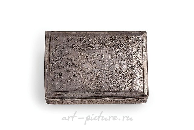 Серебряная табачная коробка, XVIII век