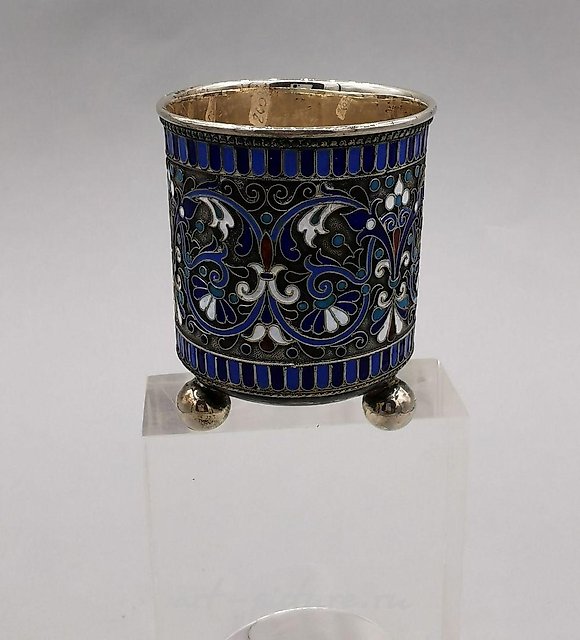Russian Cloisonne Cup