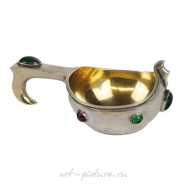 Antique Russian Silver Kovsh