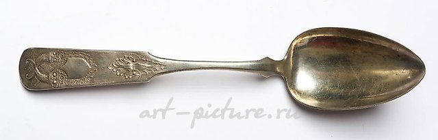 Великолепная русская серебряная ложка