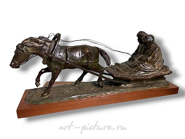 "HORSE" BRONZE SCULPTURE