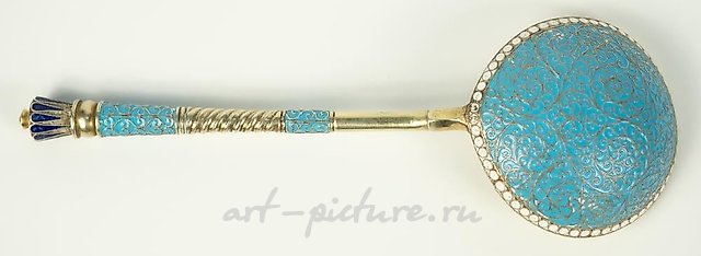 Серебряная ложка для джема/меда.