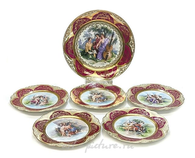 Десертный сервиз Royal Vienna Austria на 5 персон