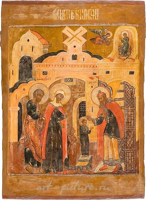 Великая икона, изображающая Вход Пресвятой Богородицы в Храм