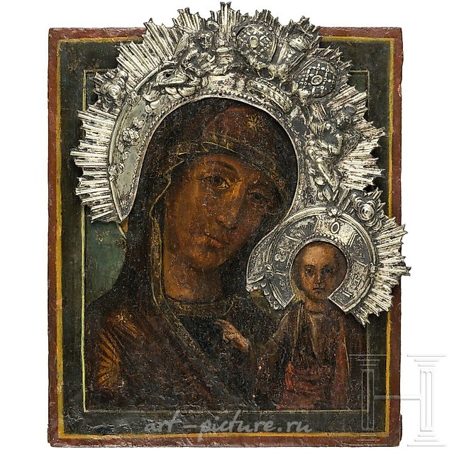 Русская икона, изображающая Казанскую Богоматерь