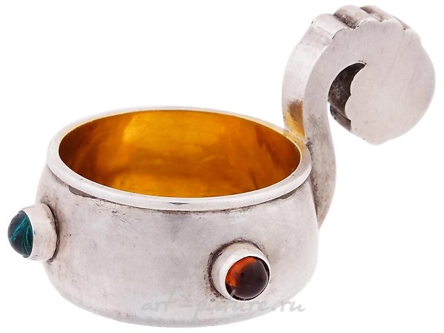 Русский серебряный ковш