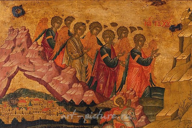 Икона Венецианско-критского происхождения, изображающая поклонение волхвов