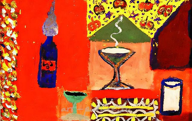 Король лиры, 1993, смешанная техника на картоне, 33x28,5