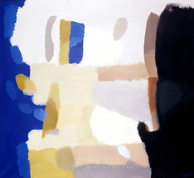 Пространство дня, 1990, масло на холсте, 109x119. Собственность автора