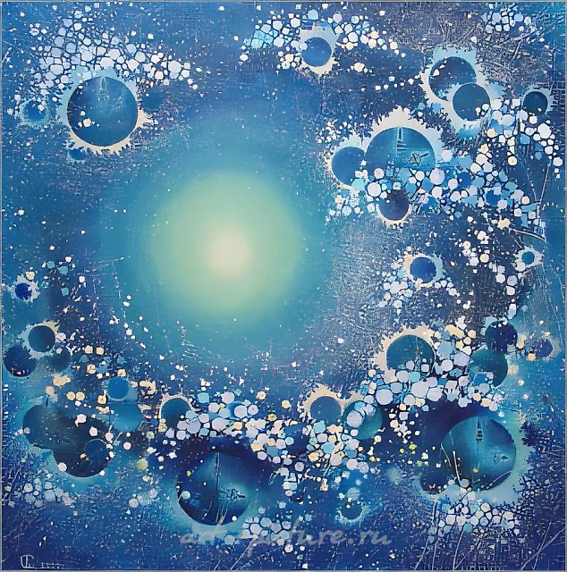 Бессонница, 2000, холст, масло, 100x100