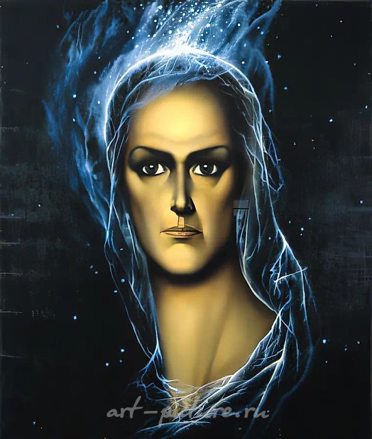 银河系。, 1995年，布面油画，130x100