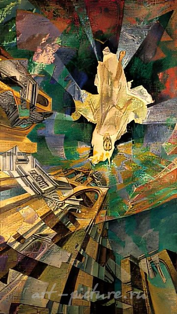 Вхождение, 1993, холст, масло, 160х100 Собственность автора