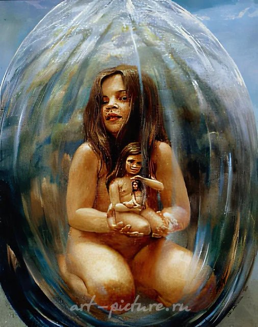 Дух, душа и тело, 2001, холст, масло, 80х60