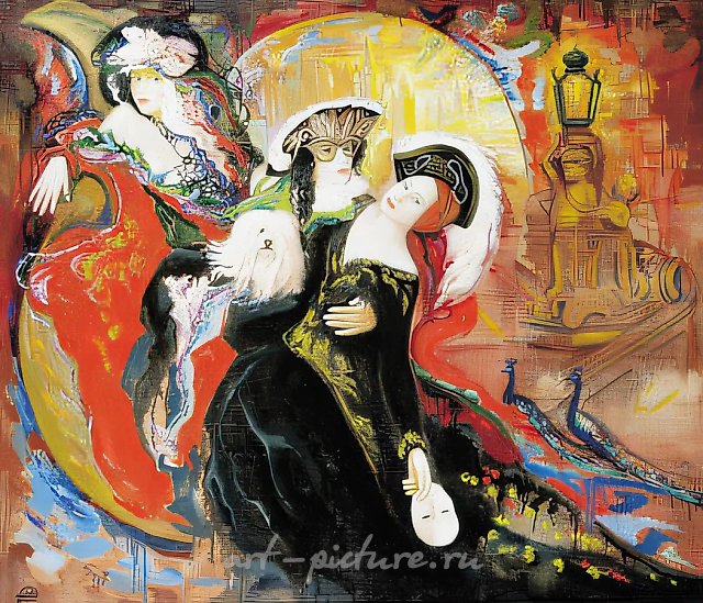 Венецианские сны, 1998, холст, масло, 120х140