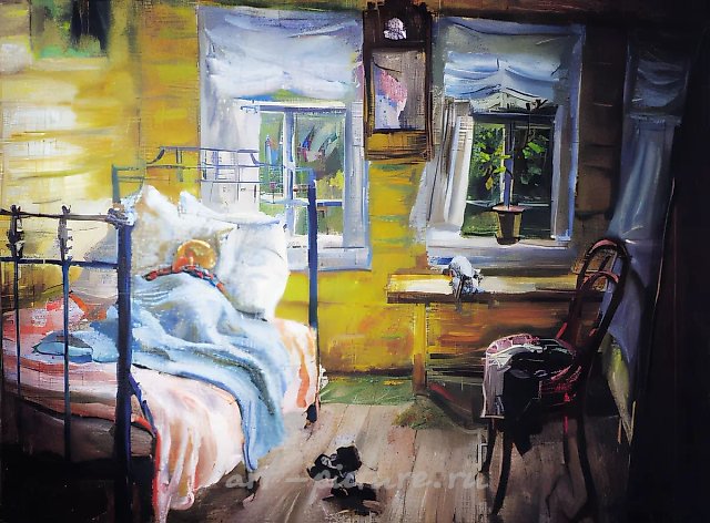 Утро, 1935, холст, масло, 84х104