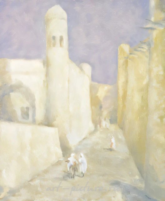 Бухара, 1967, холст, масло, 50х40